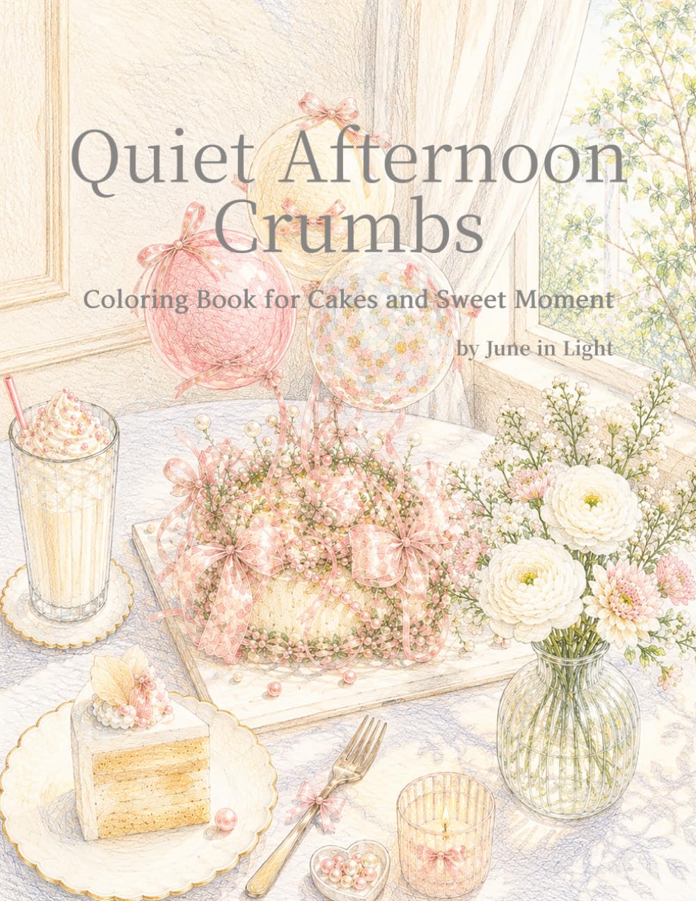 Quite Afternoon Crumbs: Coloring Book for Cakes and Sweet Moment