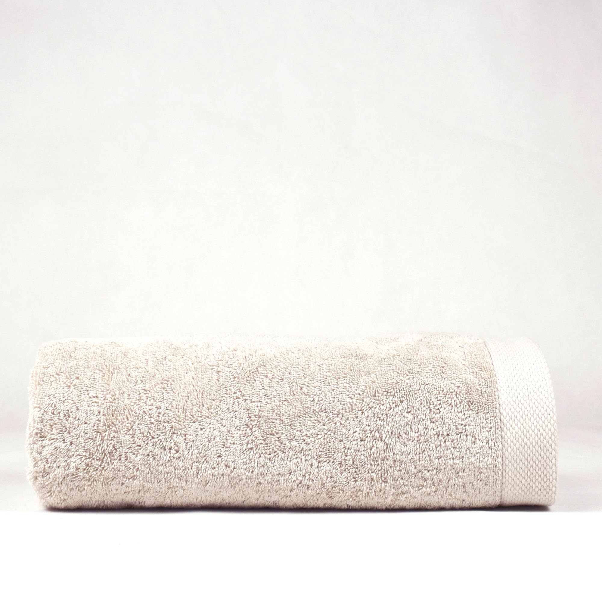 Asciugamano modello Excelence - Asciugamano liscio in spugna - 100% cotone pettinato - grammatura 700 g/m² (sabbia, set di 3 asciugamani (1 toeletta + 1 lavabo + 1 bagno))