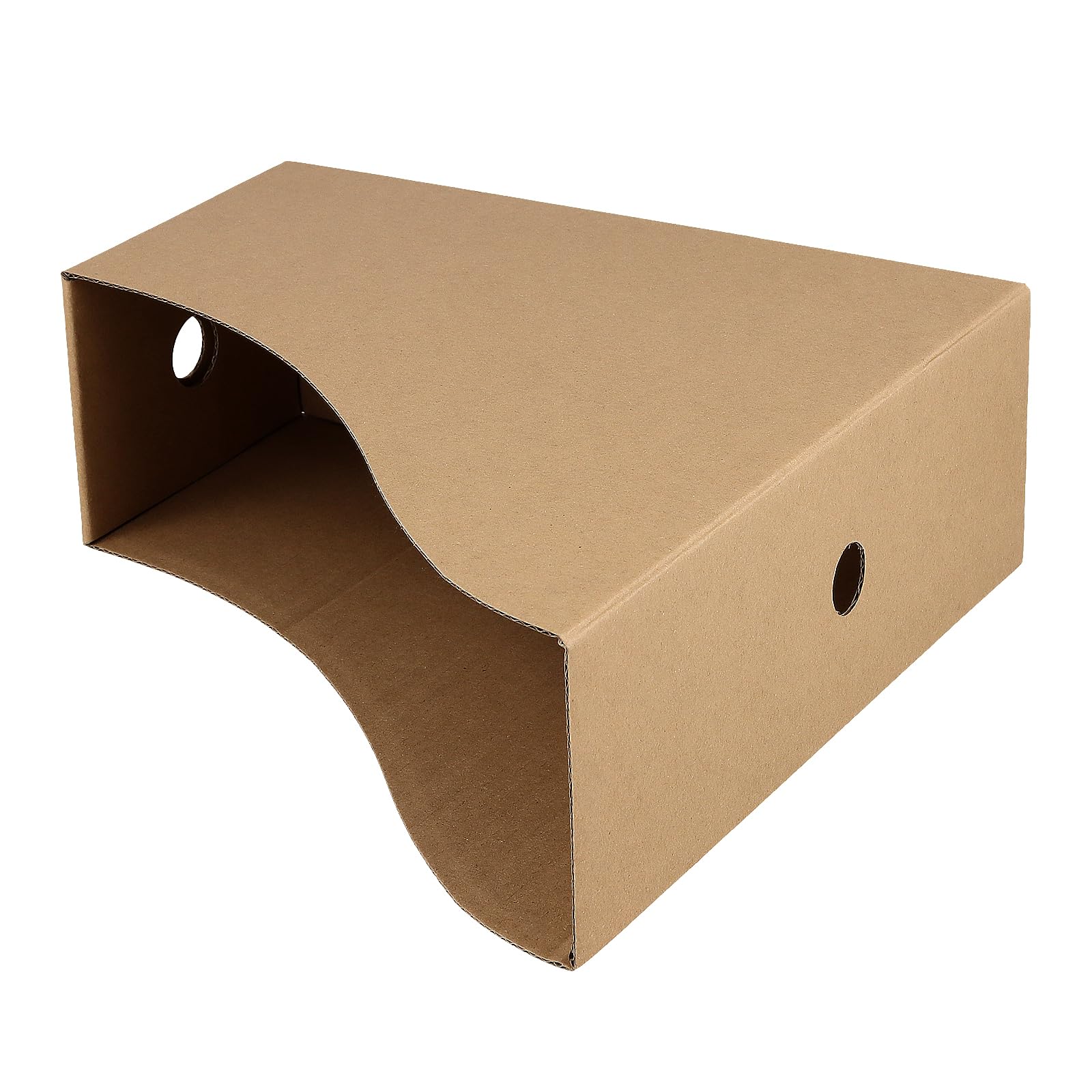 SINJEUN 15 Pack Magazine File Holder, 26 x 9 x 27cm Cardboard Magazine Rack , Kraft Cardboard Folder Holders for Home Office - Image 4