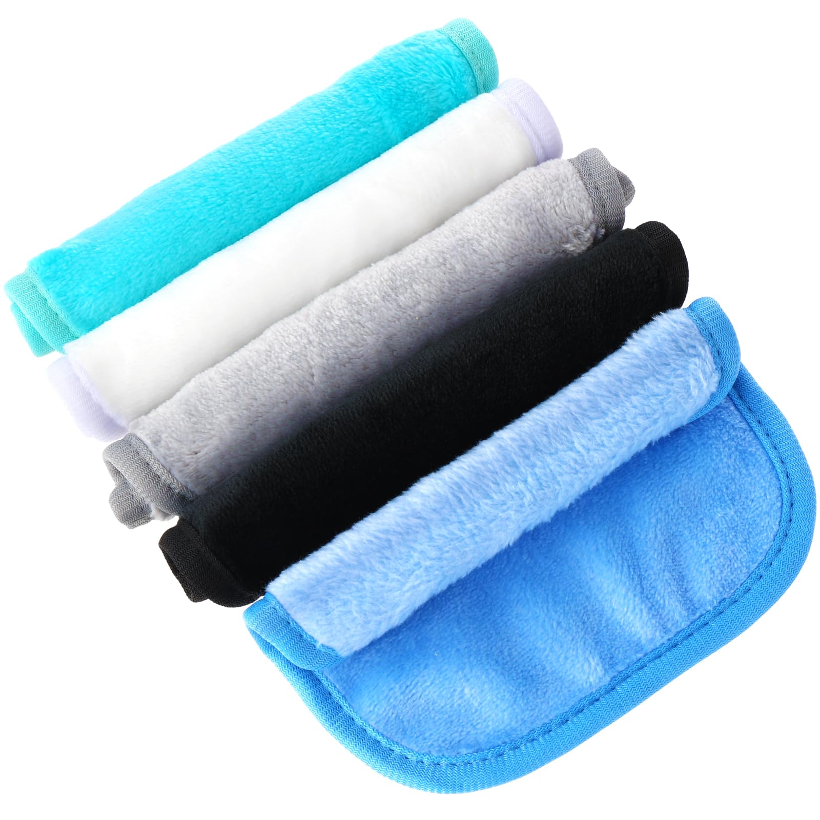 Amaxiu 5Pcs Makeup Remover Cloths, Microfiber Reusable Fast Drying