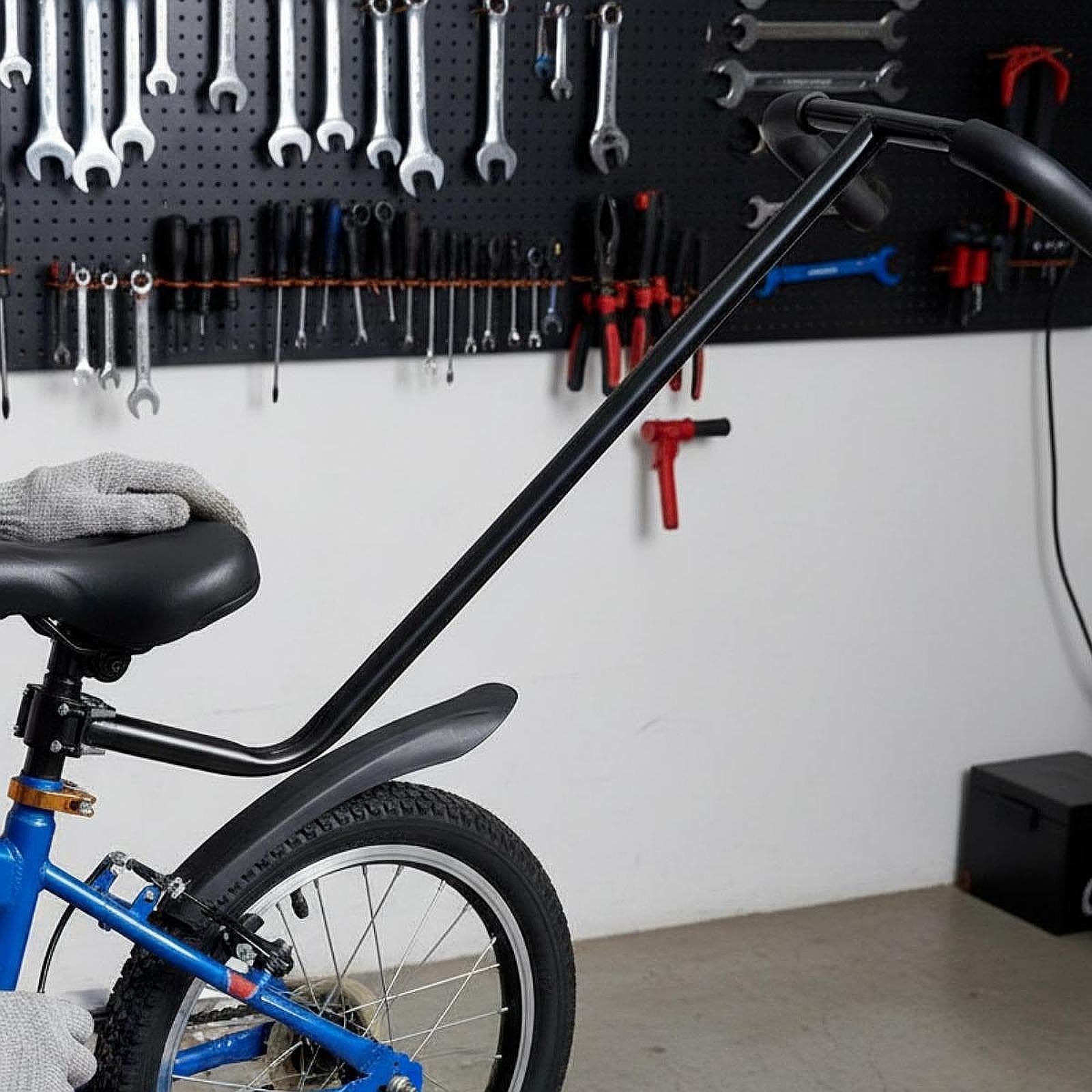 Poignées D'entraînement pour Vélo, Poignées de Sécurité pour Vélo Enfant, pour La Pratique du Vélo.