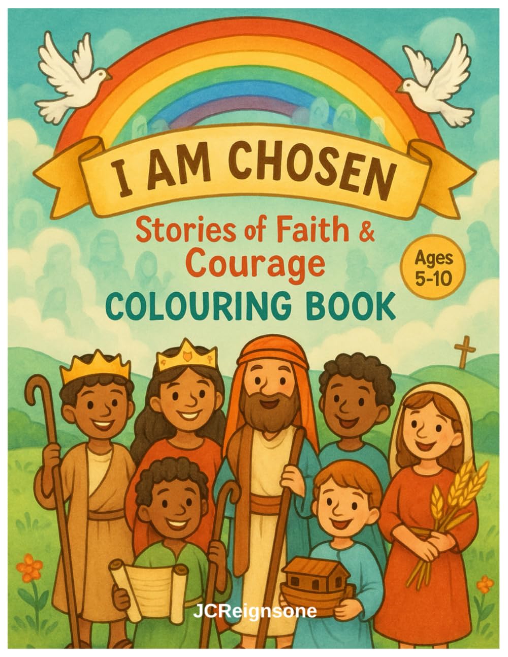 I Am Chosen: Stories of Faith & Courage: 10 Bible Heroes to Inspire Kids to Live Boldly and Trust God's Plan (I Am Affirmed Series by JCReignsone)