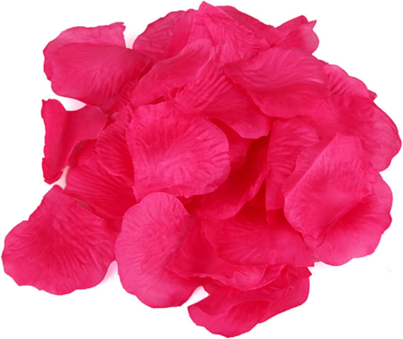 Amazon｜HDE ®人工ローズフラワー花びら Assorted Colors (ホットピンク花びら) 2000 Petals｜造花