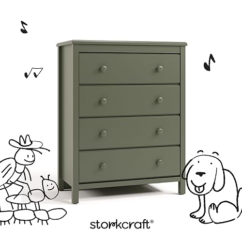 Vista 41 de Storkcraft Alpine - Cómoda doble de 6 cajones (blanco) - Certificado GREENGUARD Gold, cómoda para guardería, cómoda de 6 cajones, cómoda para niños