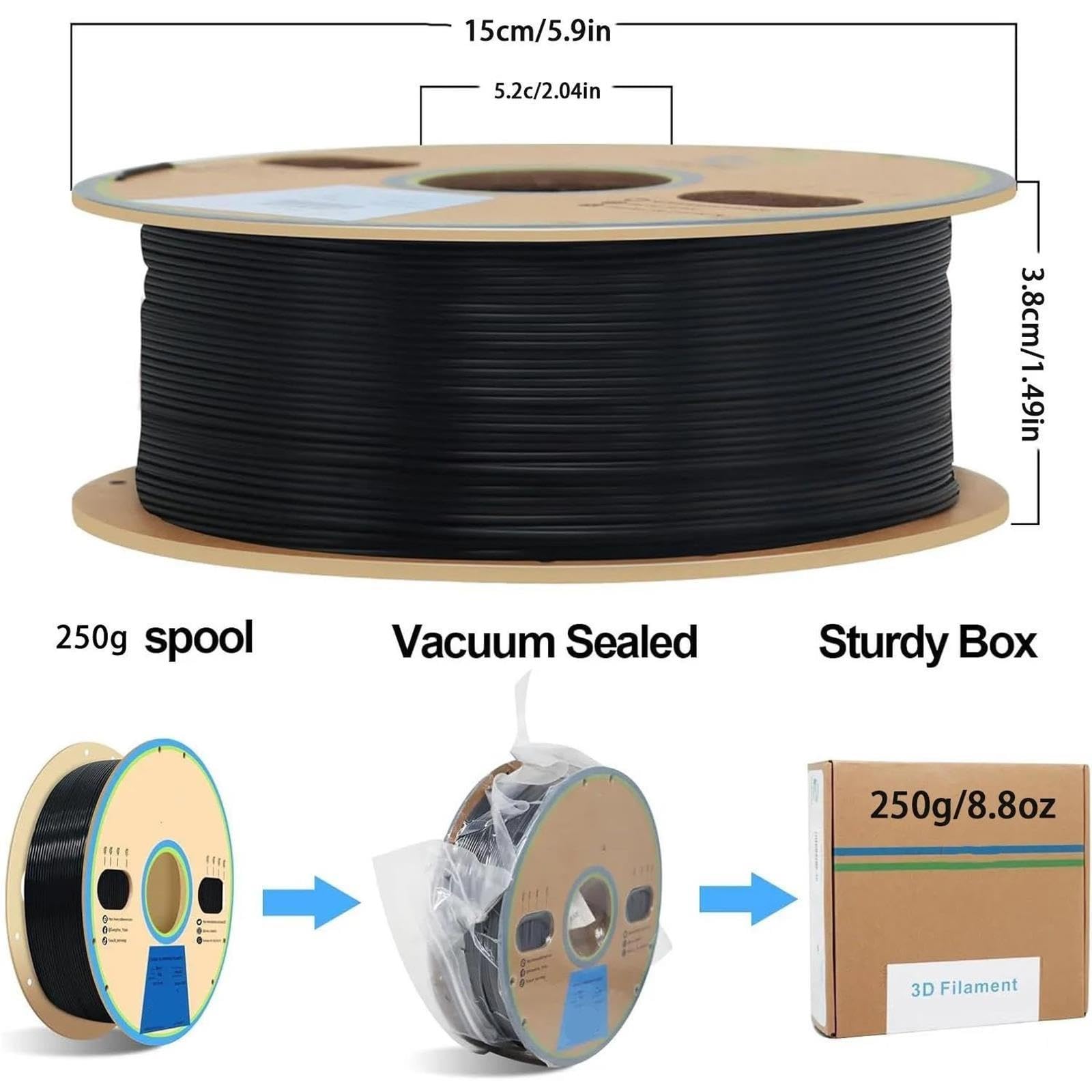 Flexibles TPU 95A-Filament, 1,75 Mm For FDM-3D-Drucker