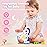 hahaland Toys for 1 Year Old Girl Toddler Girl Toys Unicorn Musical Light up Baby Girls, Interactive Travel One Year Old Baby Girl Birthday Gifts