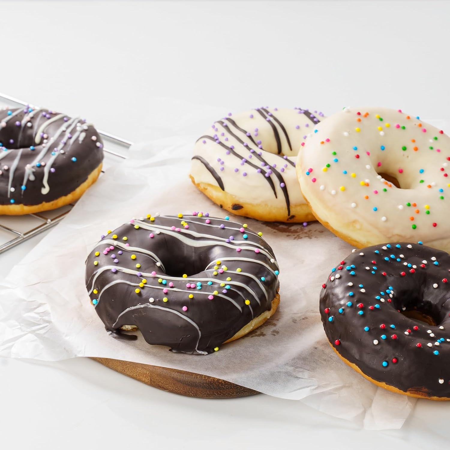 Pastel Nonpareils Sprinkles, Sujoygar 4oz Edible Colored Cake Sprinkles for Ice Cream Toppings Cupcake Chocolate Decoration, Wedding Party Cookies Baking Dessert Food Supplies - Image 7