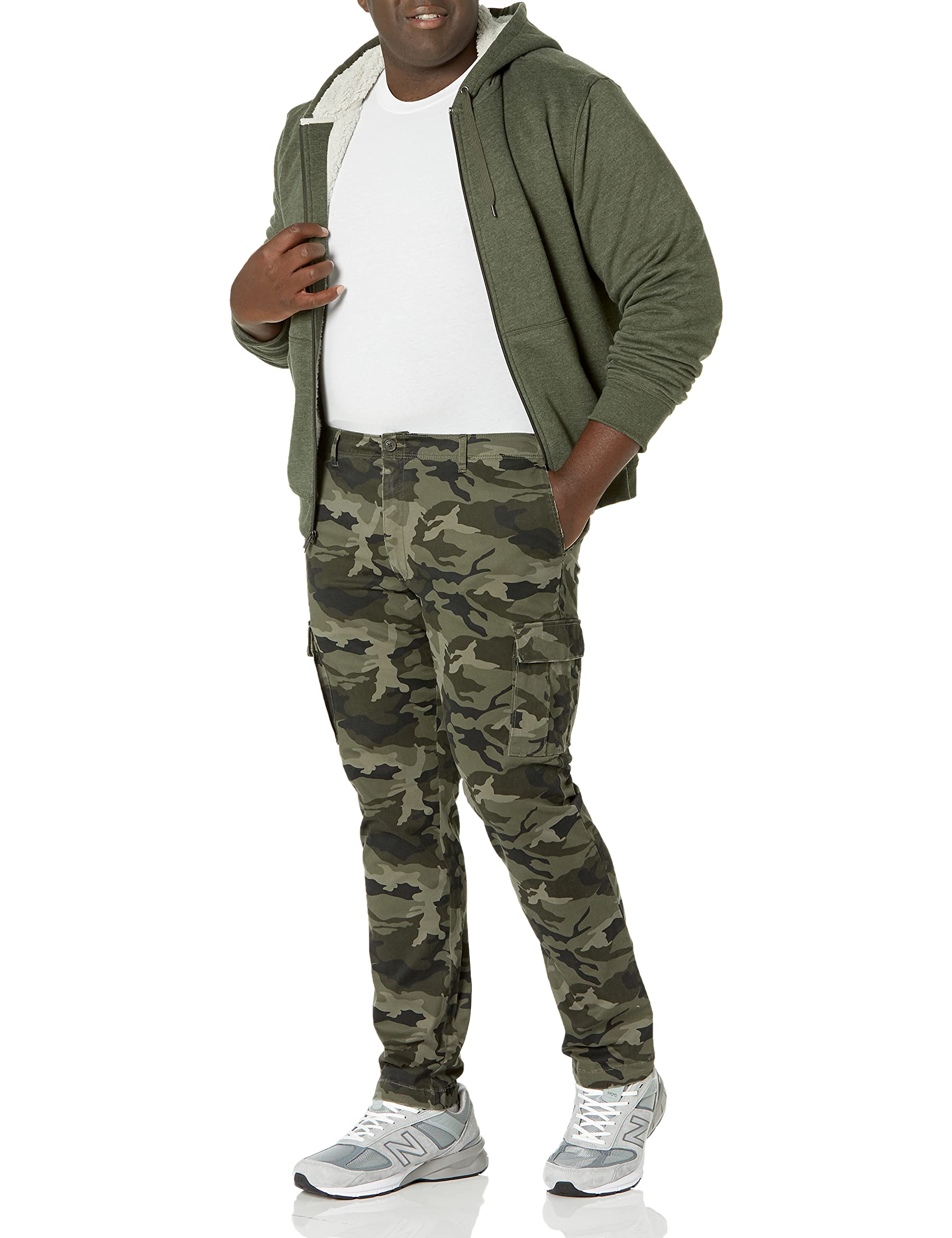 Amazon Essentials Men's Straight Fit Stretch Cargo Work Trousers (Available in Big & Tall) — view 5