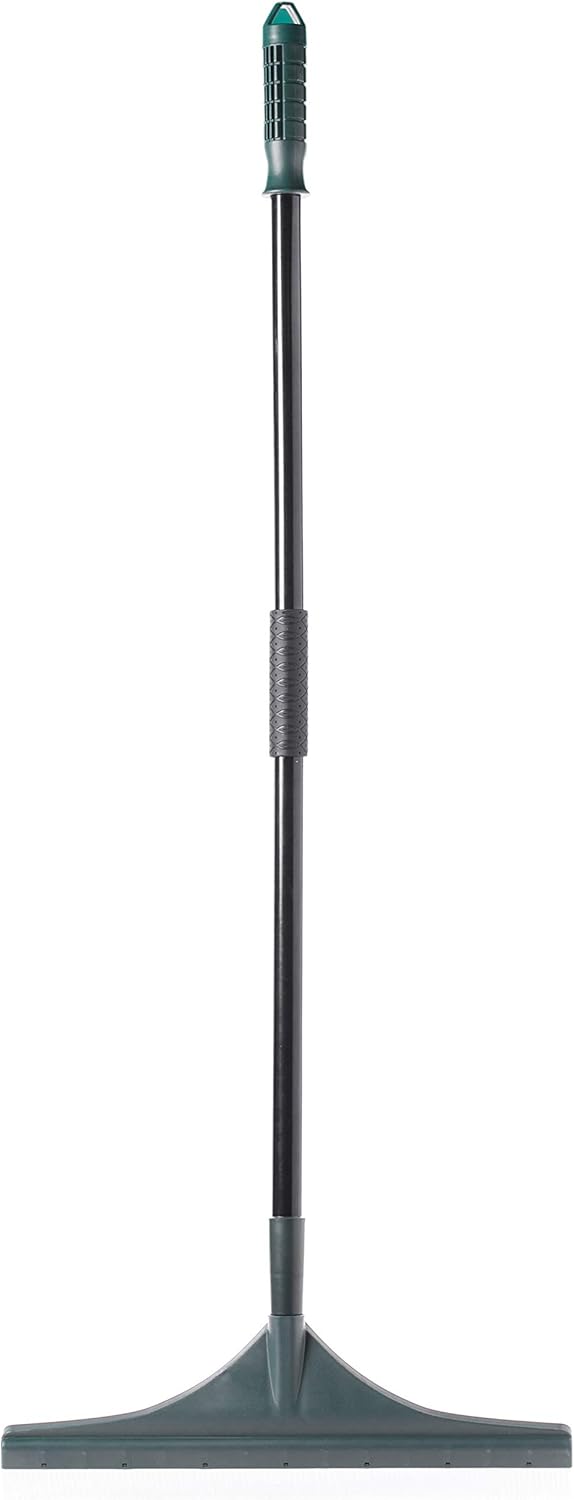 Artificial Turf Garden Carpet Rake with Extendable Lightweight Telescopic Handle,Green