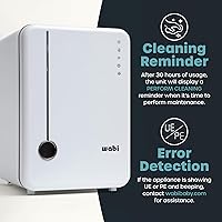 Vista 5 de Wabi UVC LED desinfectante y secadora Ultra (blanco + borde plomizo)