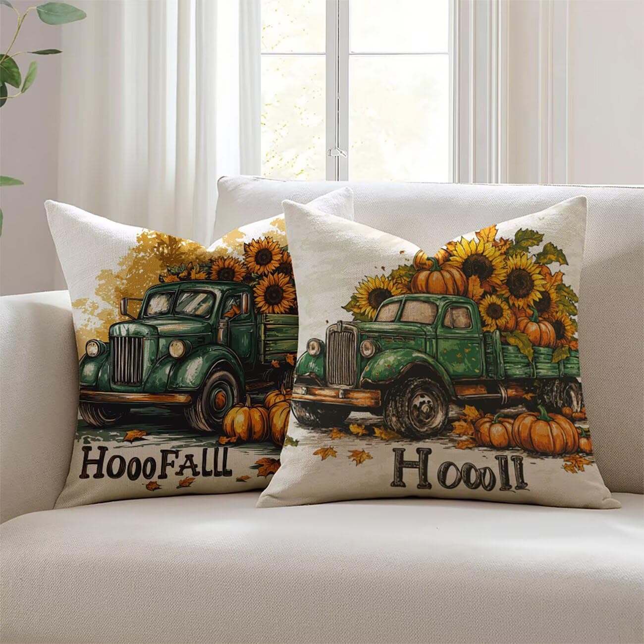 Housses de coussin extérieur jaune tournesol pour embellir votre salon de jardin cet été