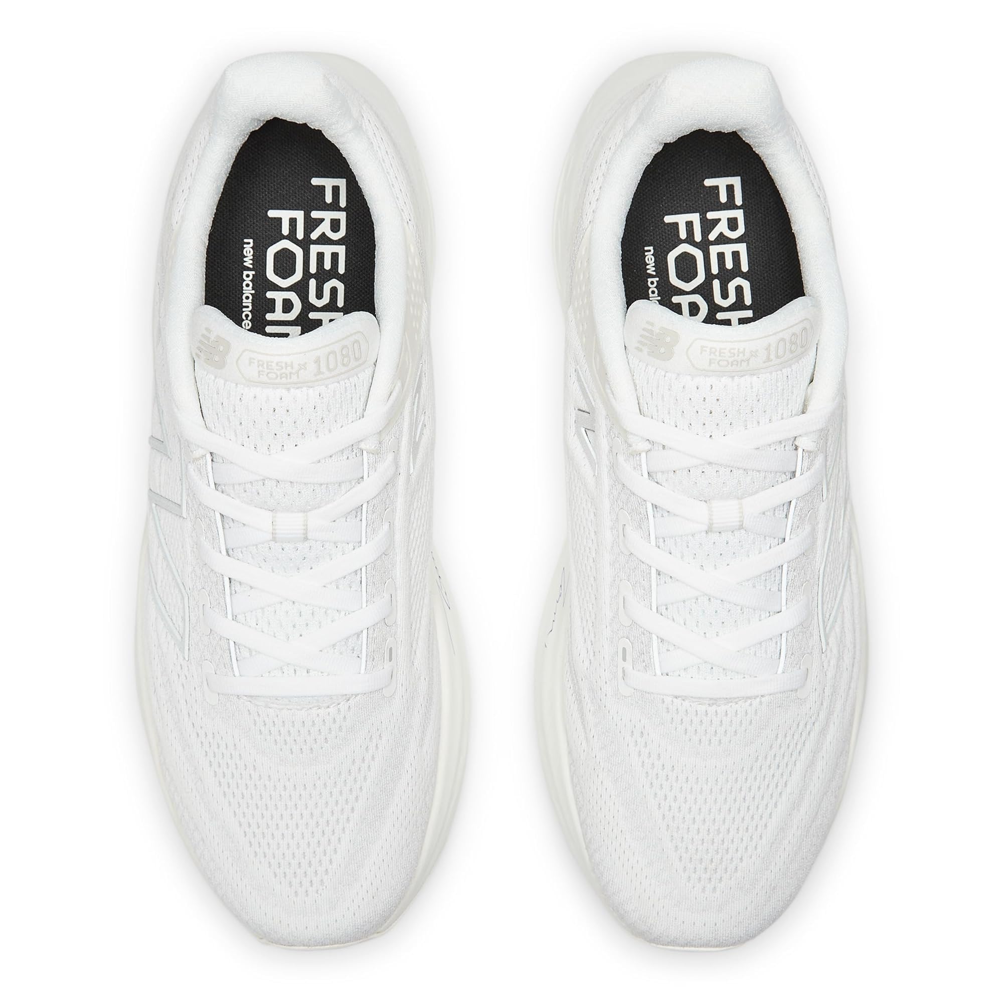 New Balance Fresh Foam X 1080 V13 - Tenis de correr para hombre, Blanco/Plateado Claro Metálico, 11.5 Narrow