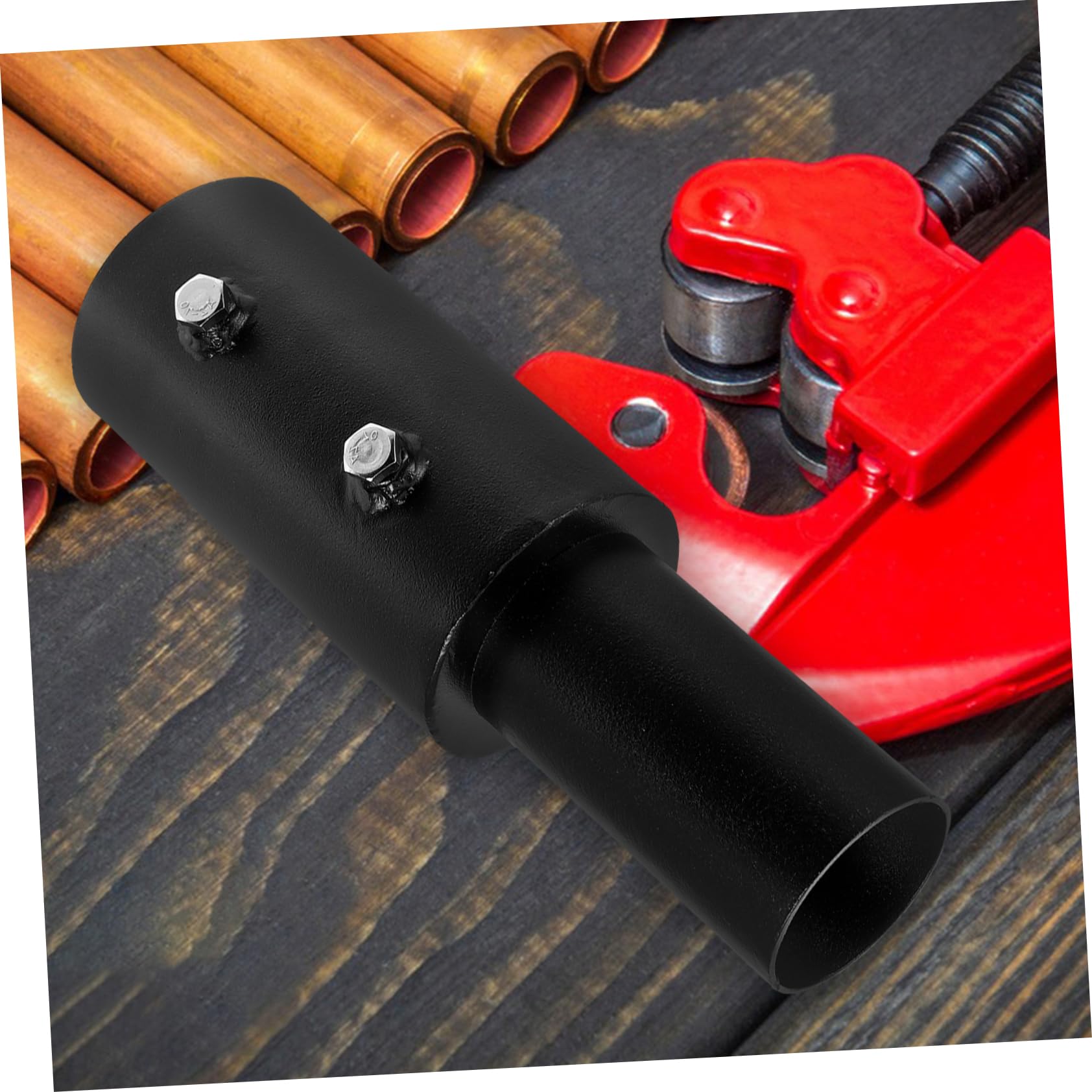 Balacoo Light Pole Converter 76 to 60mm Tenon Adapter Quick Install and Sturdy Steel for Outdoor Use