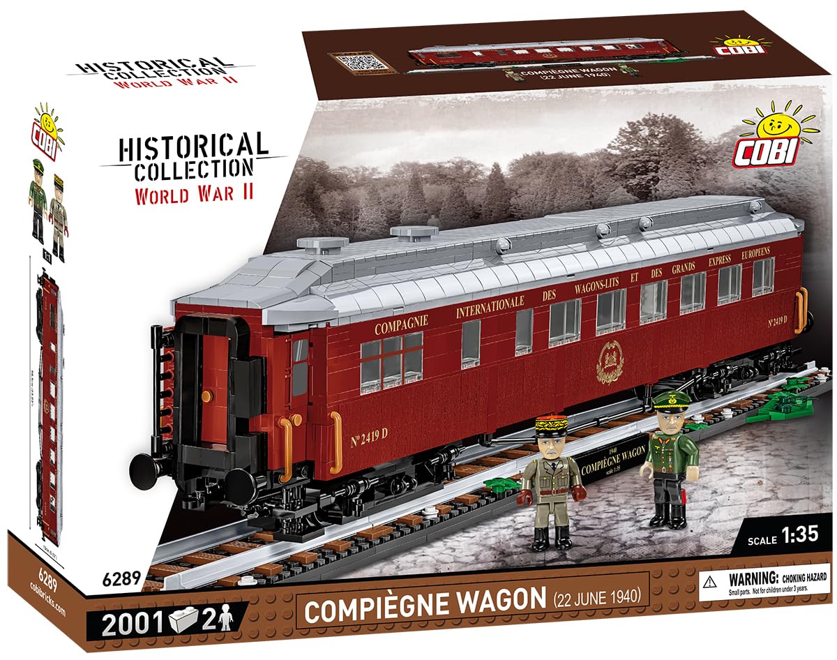 COBI Compiègne Wagon 1940, Brown, Gold