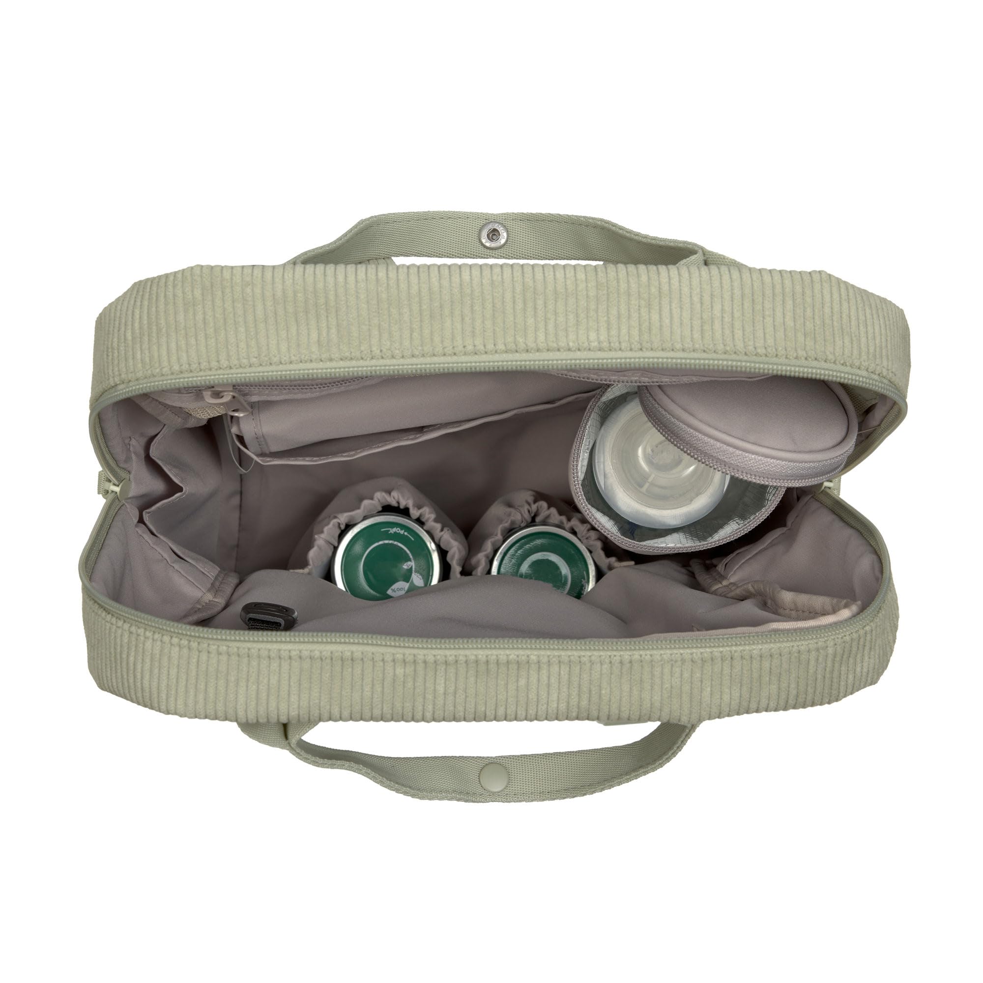 LÄSSIG Bolso cambiador Mochila con cambiador, enganche para cochecito, soporte para biberón Fabricado de forma sostenible/Vividal Backpack