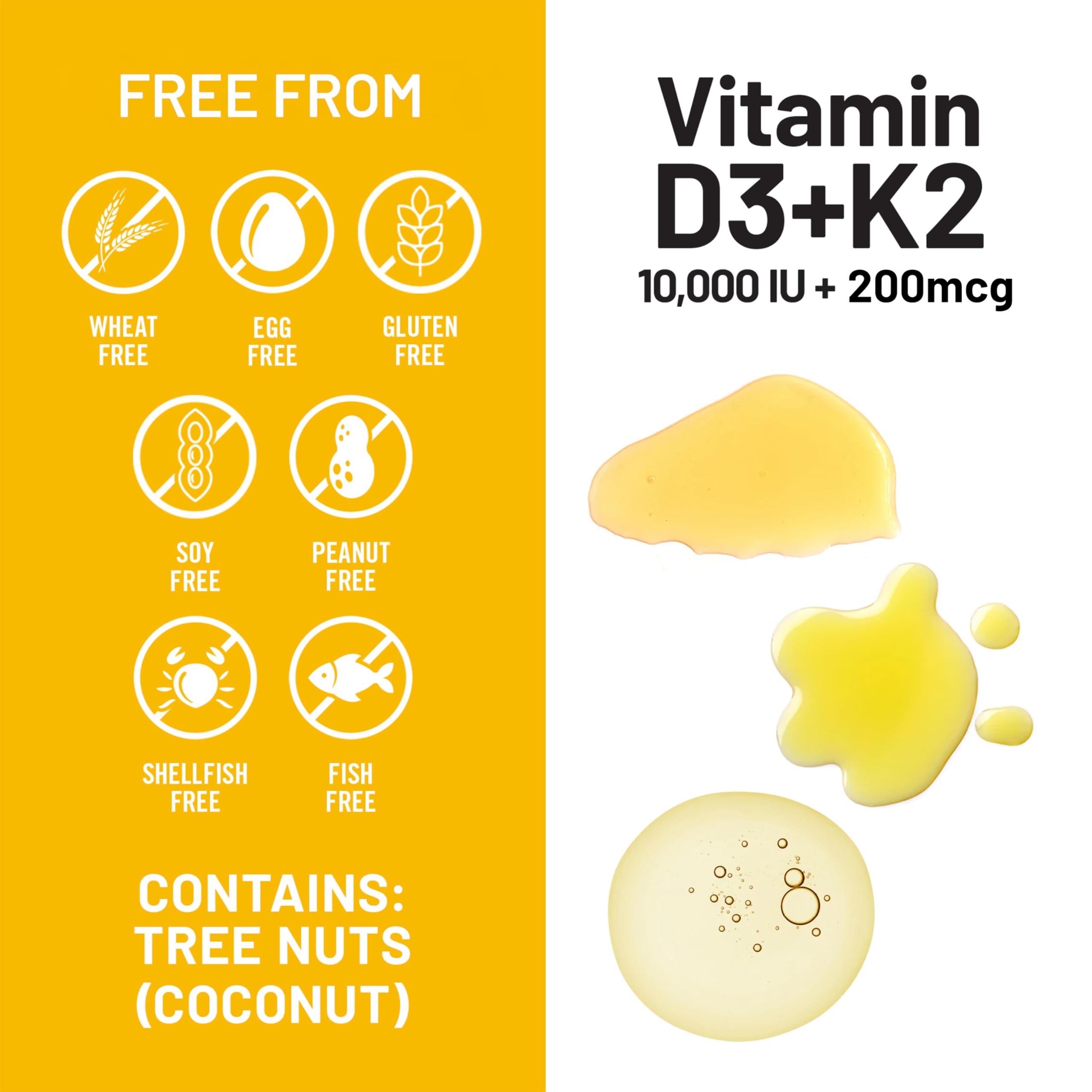 NatureWise Vitamin D3 10000IU + K2 200mcg Supplement, 30 Vegan Softgels — Amazon image 7