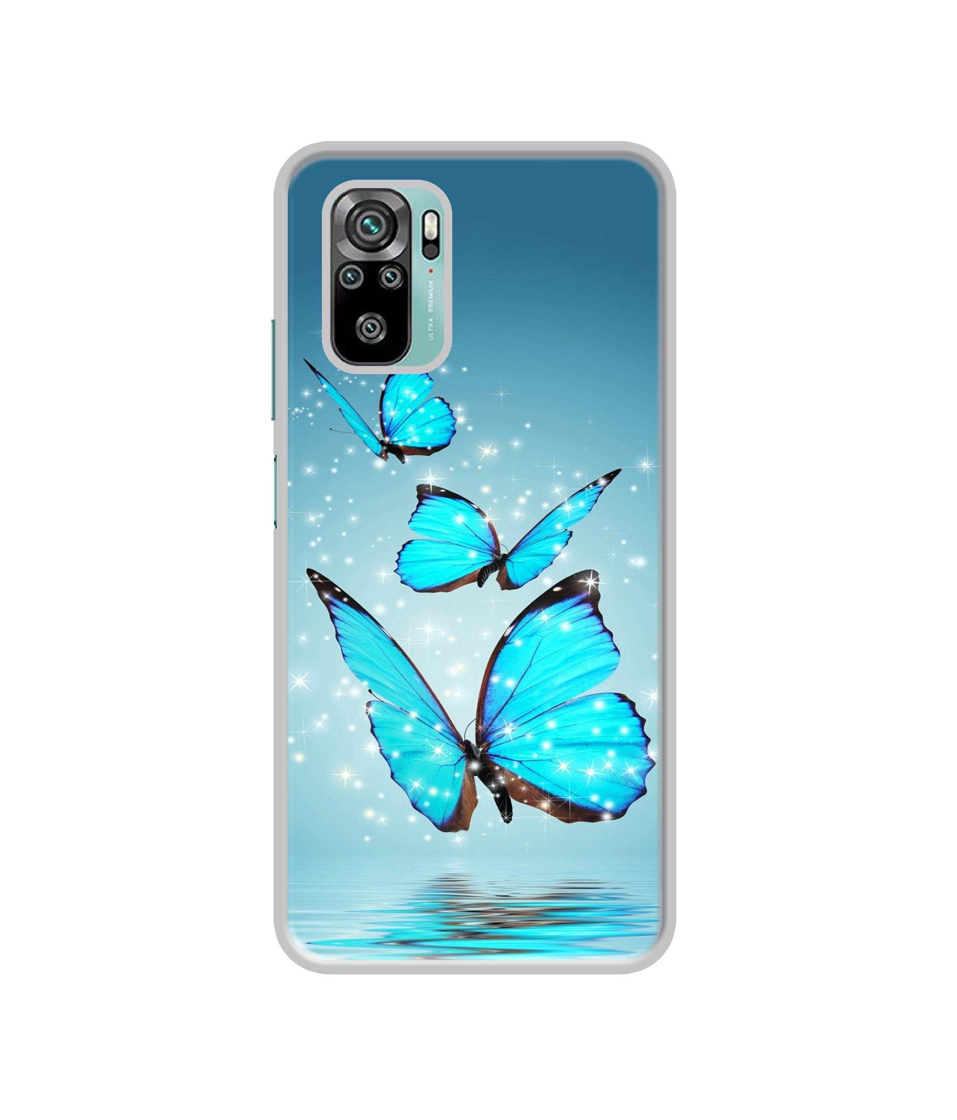 Amazon Brand - Solimo Designer Flying Butterflies UV Printed Soft Back Case Mobile Cover for Mi Redmi Note 10 / Note 10S (B08XXNYB7W) Amazon Price History, Amazon Price Tracker