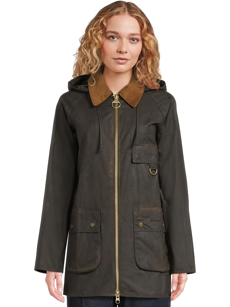 Olive Barbour Barbour Highclere Wax Jacket