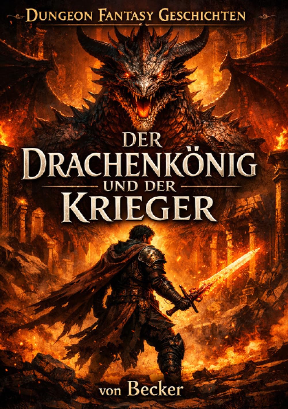Dungeon Fantasy Geschichten I Der Drachenkönig und der Krieger: Im Schatten der Drachen lauern die Titanen, vergessene Götter