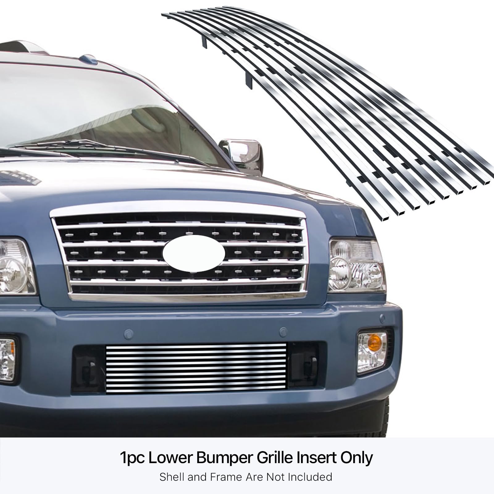 Amazon | For 04 – 10 Infiniti qx56バンパービレットグリル挿入# n19 