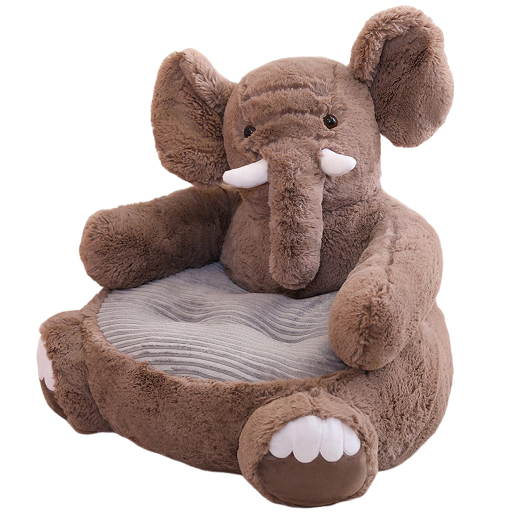 Canapé de jeu éléphant en peluche, le cadeau idéal pour un bambin