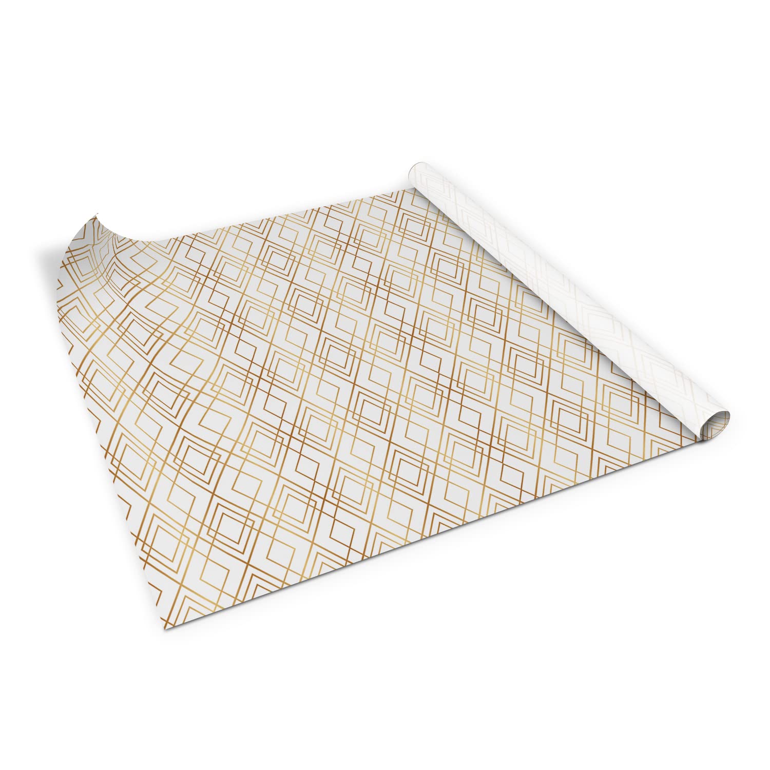 Feuille collante meuble à lignes d'or Coloray, sticker mural mat pour placards de cuisine