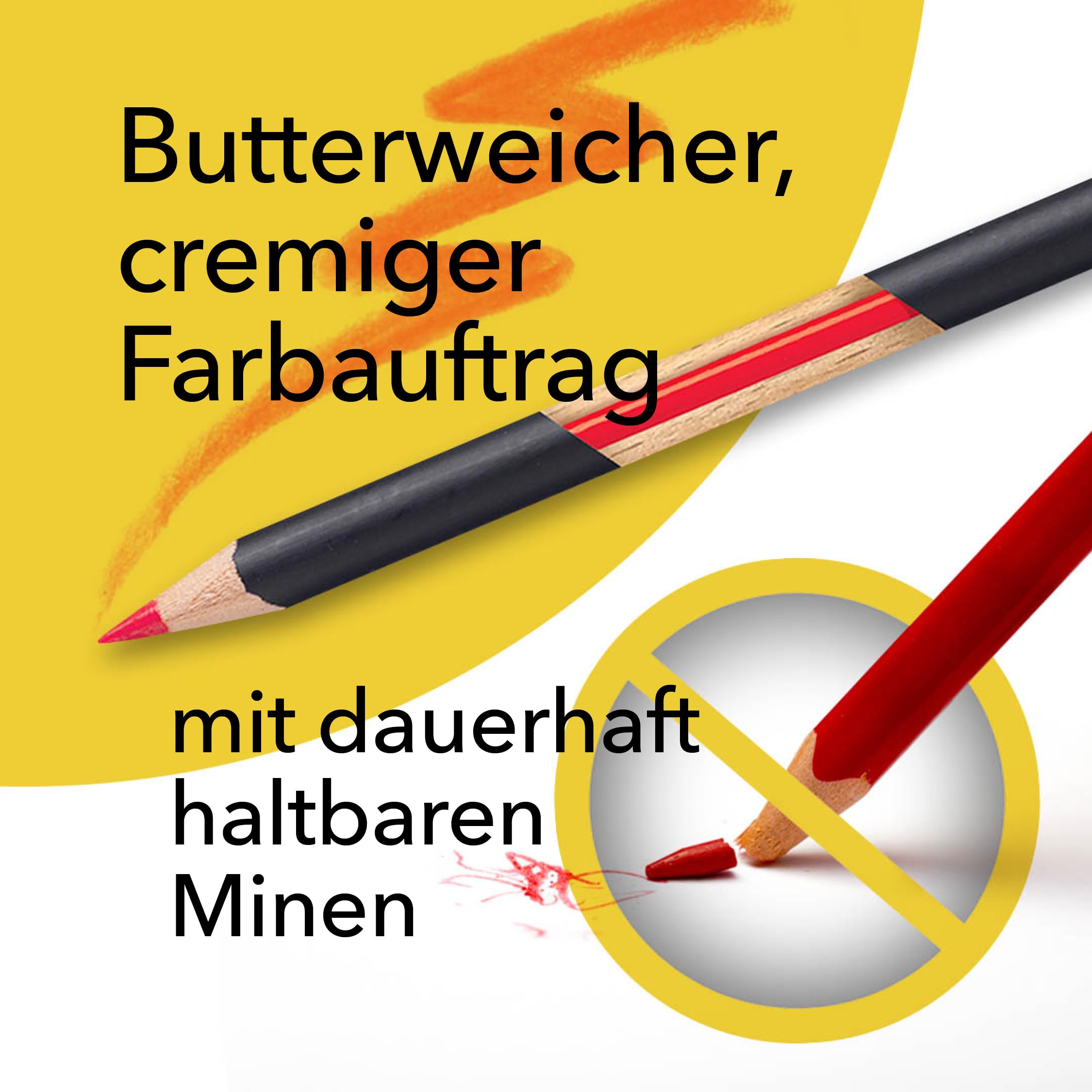 Castle Art Supplies 72 Buntstifte Set | Hochwertige Farbminen mit weichem Kern für erfahrene Künstler, Profi- und Farbkünstler | In übersichtlichem, robustem Reißverschlussetui