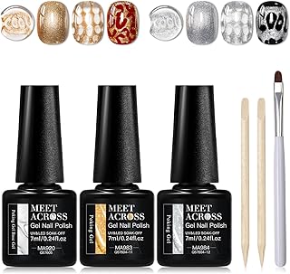 MEET ACROSS Juego de esmaltes de uñas de gel ...