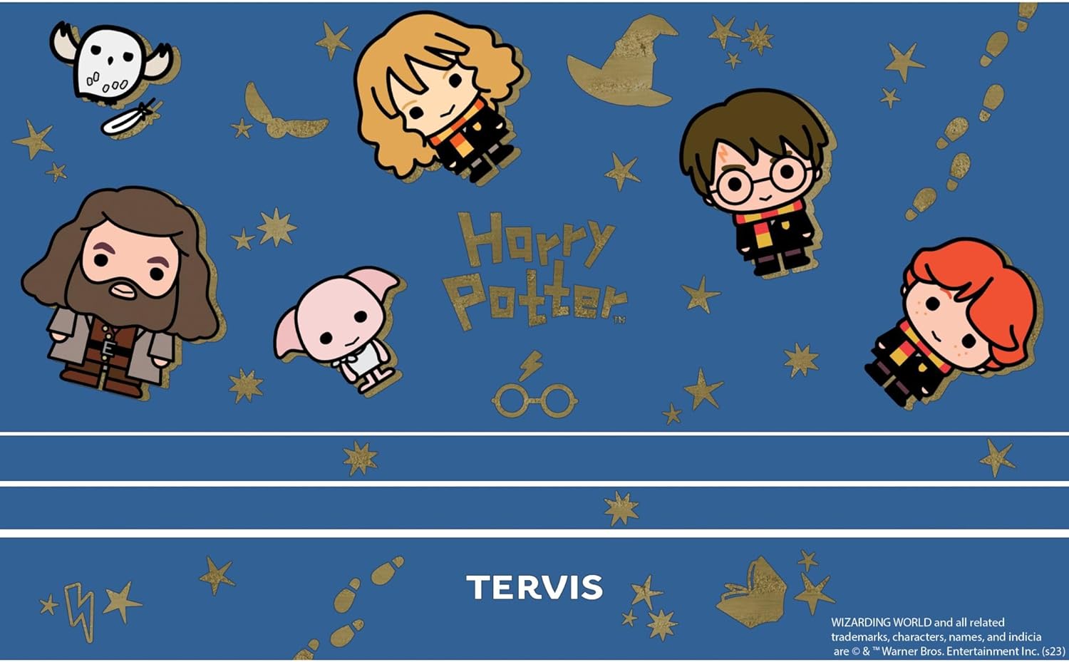 Tervis Traveler Harry Potter Charm Icons Triple Walled Insulated Tumbler Travel Cup Keeps Drinks Cold & Hot, 20oz, Stainless Steel - Image 2