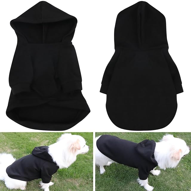 Foto 3 de 6 de HuaLiSiJi Sudadera Chihuahua Sudadera para Gato Ropa de Aabrigo para Perros, Cálido y Ligero, Textura Suave
