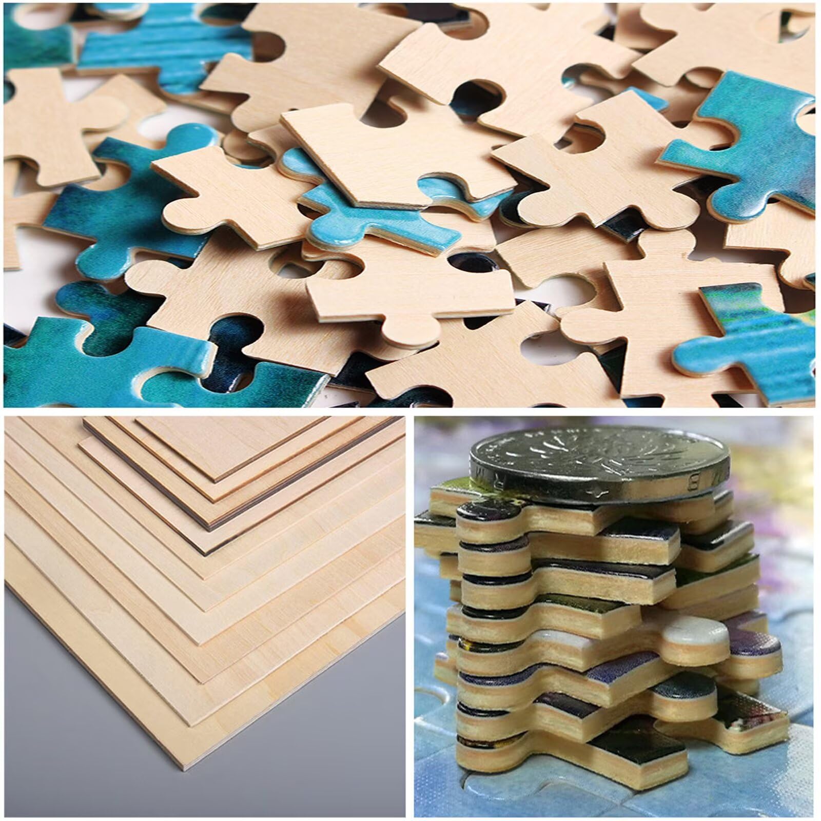 Musica Puzzle 6000 Pezzi Adulti, Puzzle Legno con Scatola 179x105cm, DIY Giochi Divertenti per Familiar, Idea Regalo Uomo e Donna, Squisita confezione Regalo, Estate Decorazioni, (Astratto) K-5544