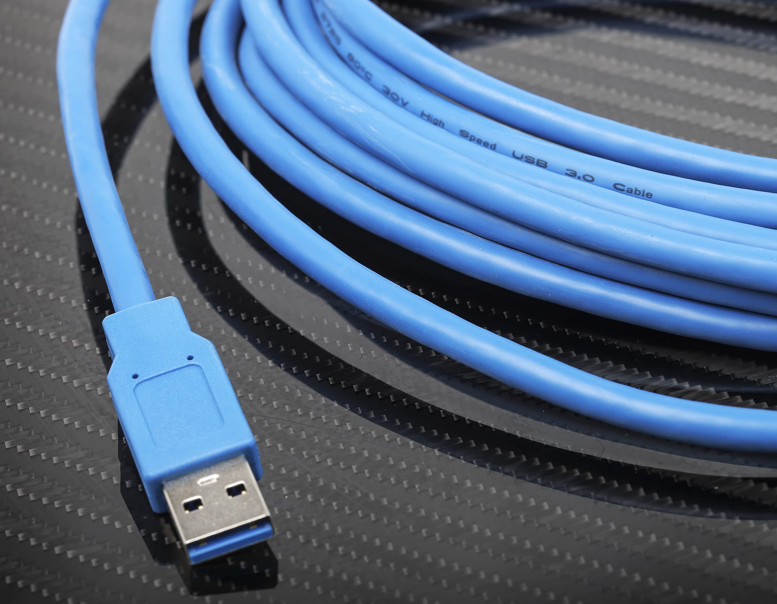 RS PRO Cavo USB, USBA/USBA, 5 m, USB 3.0, blu