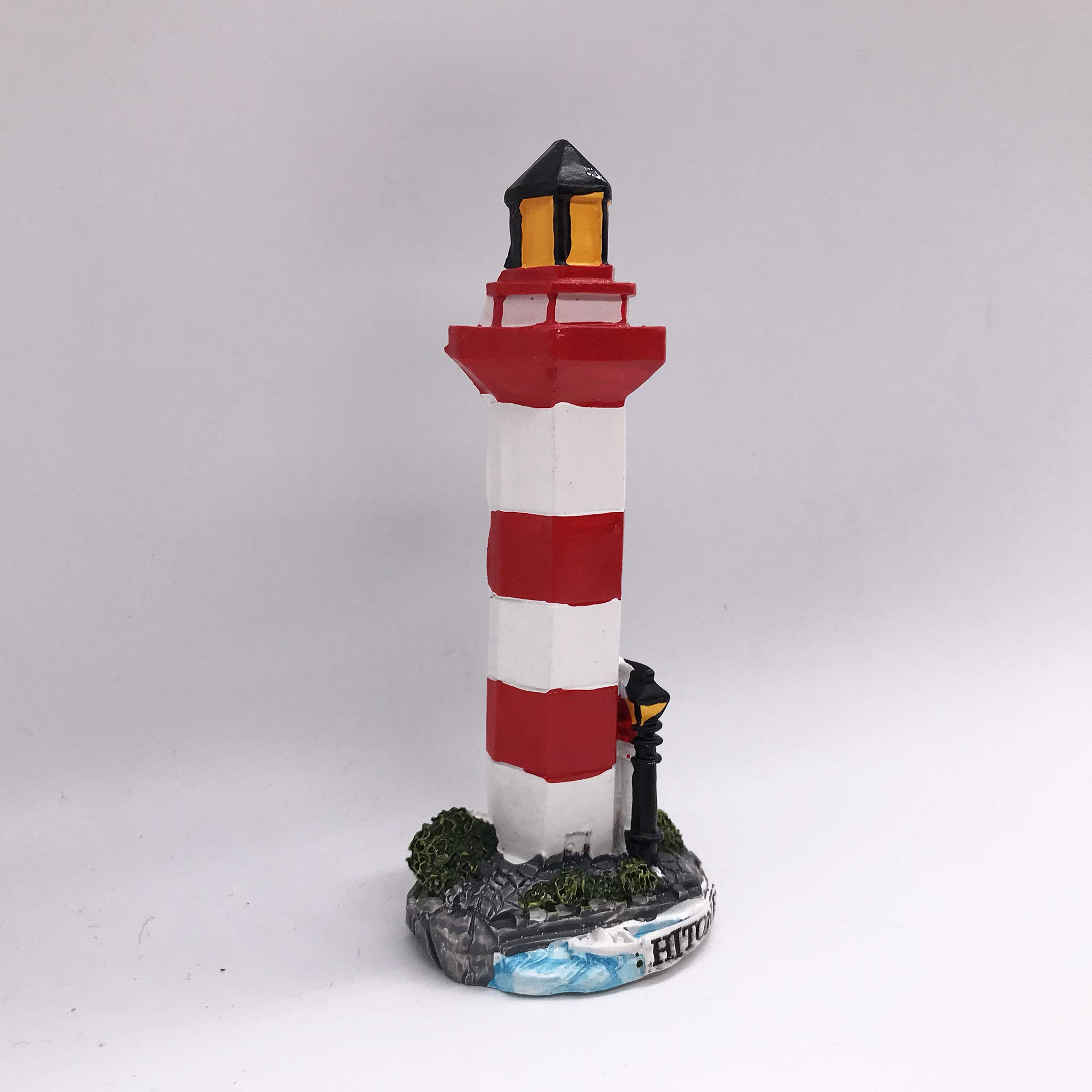 Magnete 3D Hilton Head Lighthouse - Souvenir USA Fatto A Mano In Resina, Regalo Da Collezione Per Cucina E Viaggiatori - 2