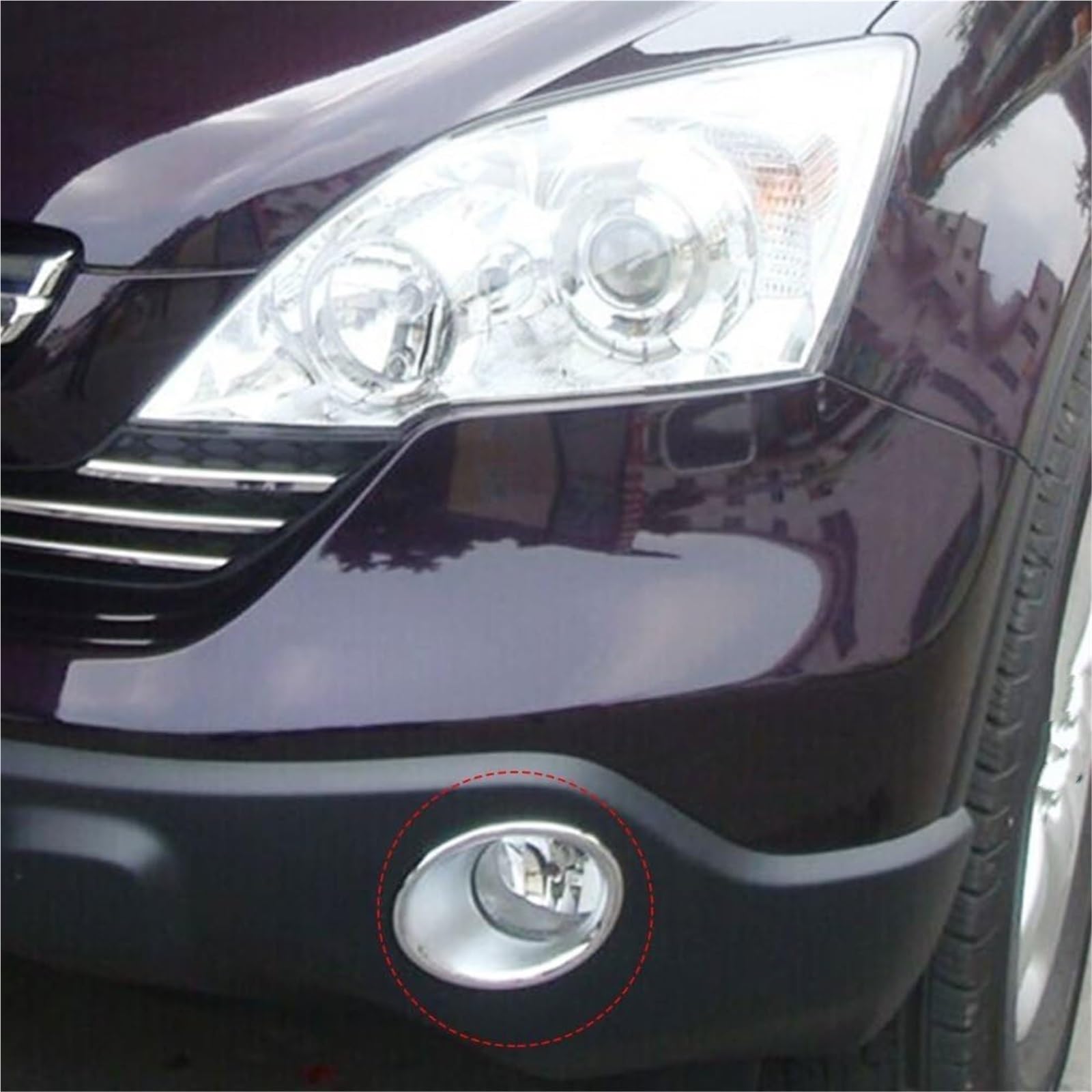 Per CR-V Per CRV 2009-2007 Paraurti anteriore Fendinebbia
