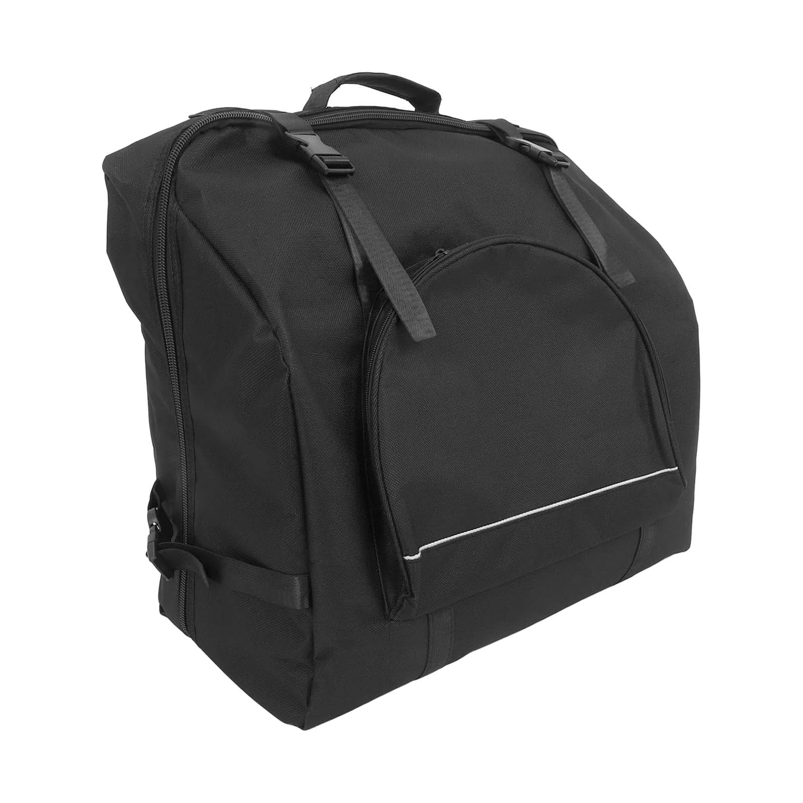 Akkordeontasche, Instrumentenkoffer, Wasserdichtes Oxford Gewebe, Leicht zu Tragen mit Verstellbaren Gurten Und Fächern, Geeignet für Schüler, Mittelg, L