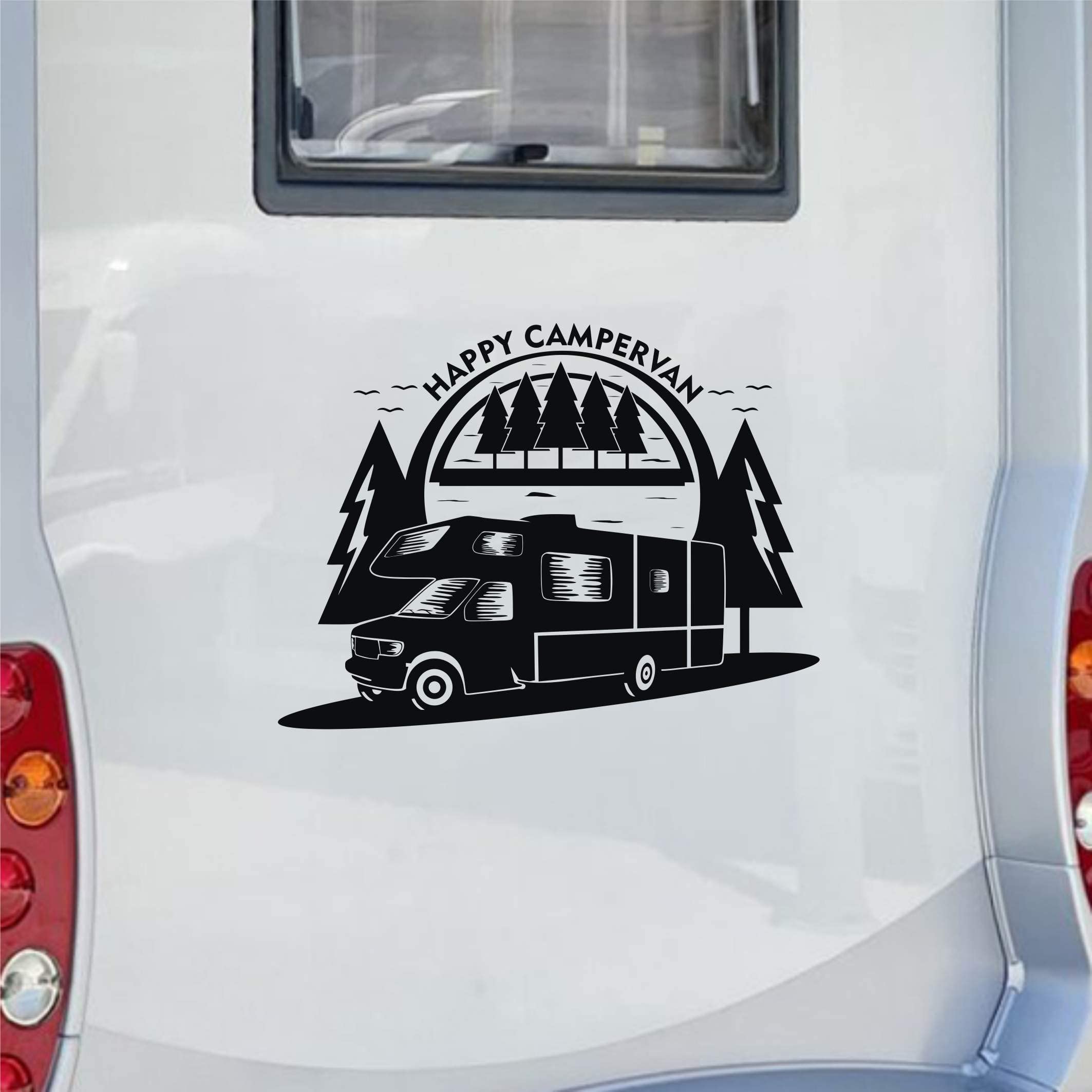 X4) CAMPER Motorhead Adesivi Set Decalcomanie Caravan Camper Auto - Foto 11