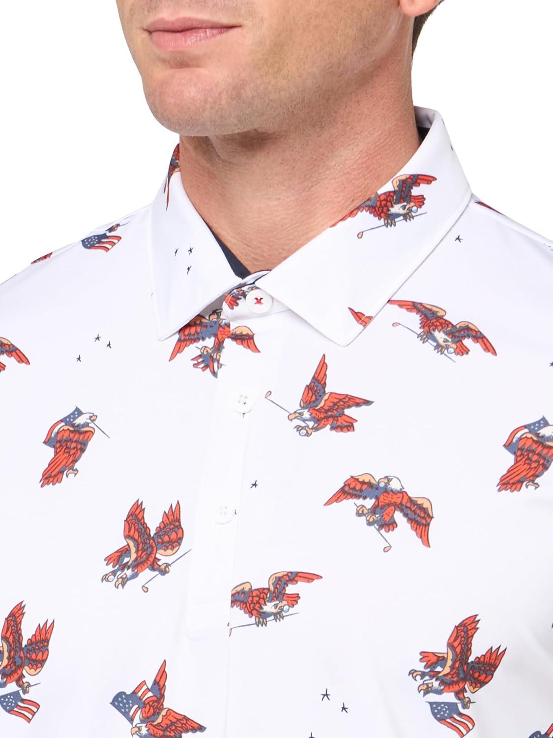 PUMA Mens Volition Flying Eagles Polo