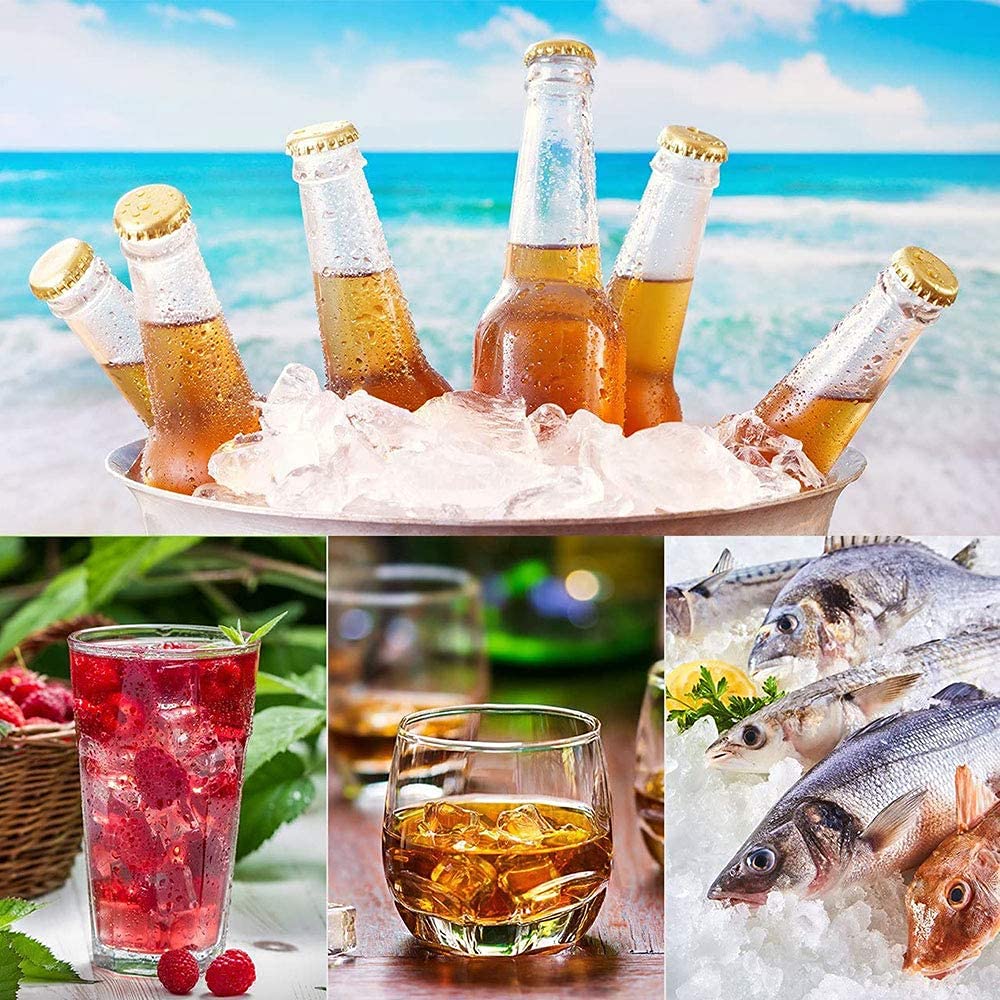 Eiswürfelform Aus Silikon – 37-teilig, Mit Deckel & Clip, BPA-frei, Für Cocktails & Mehr