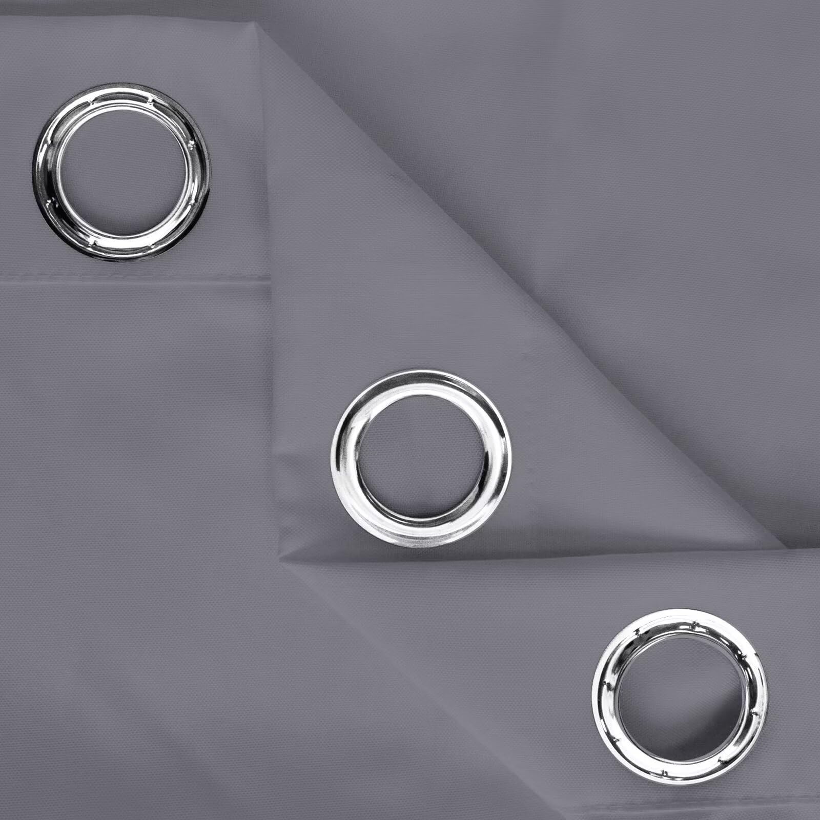 Cortinas pergolas Exterior Gris Impermeable protección contra la privacidad Cortinas termicas aislantes Frio y Calor para pergola Exterior terraza Jardin Porche 1 Pieza 100x215cm
