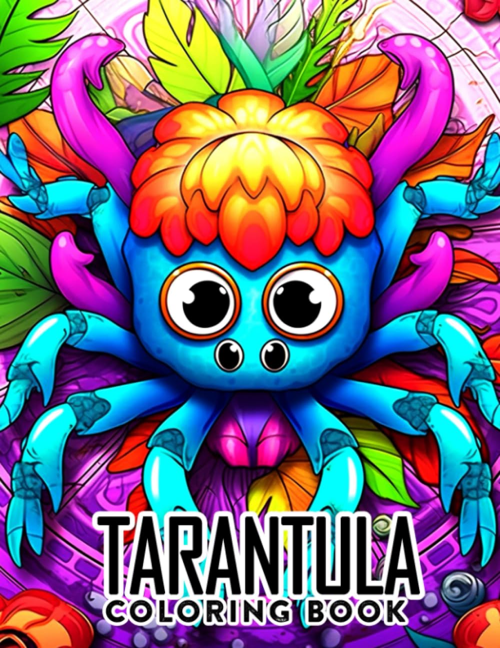 Tarantula Coloring Book: 30 Character Coloring Pages with Spider Designs Perfect for Boys, Girls, and Gift Giving on Any Occasion Boost Creativity and Relieve Stress!