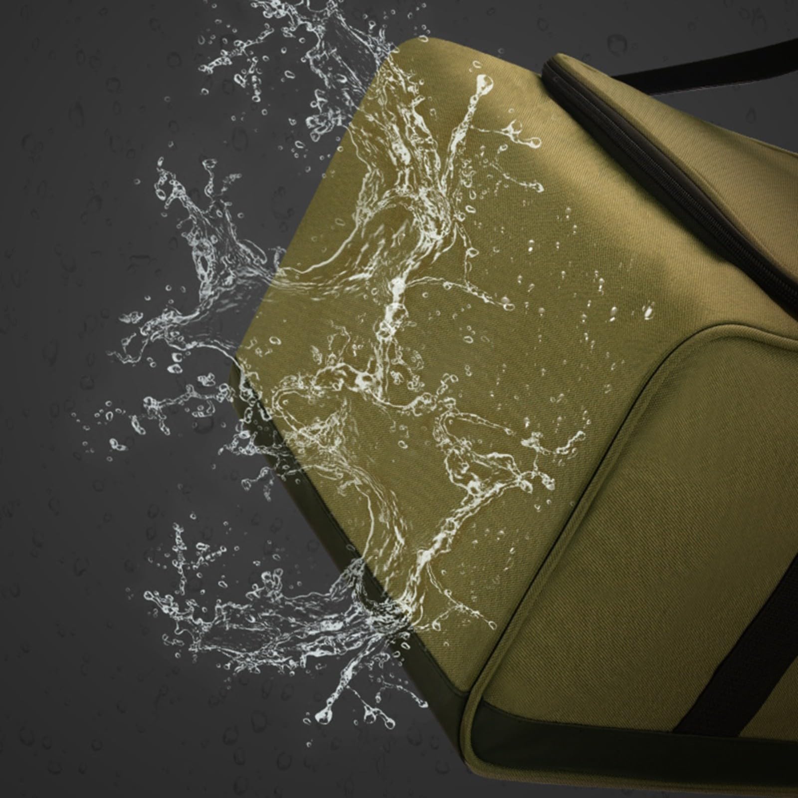 Bolsa de utensilios de cocina para camping, contenedor de almacenamiento de estufa de gran capacidad con separadores ajustables, resistente al agua, 600D Oxford para utensilios de cocina al