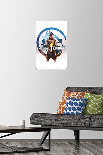 Miniatura 8 de Trends International Mortal Kombat 1 - Póster de pared de arte clave, 22.37 x 34.00 pulgadas, paquete de póster y alfiler