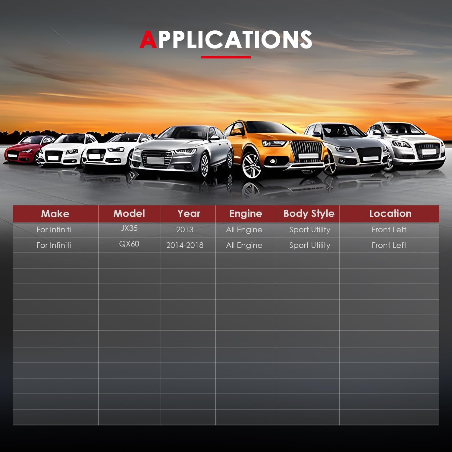 cciyu Door Lock Actuator Front Left Driver Side for INFINITI JX35 2013,QX60 2014 2015 2016 17 18 2019 Power Door Lock Assembly Replace 80501-3JA0A, 805013JA0A