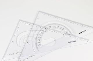 Isomars Scholar Set Squares – Set of 2 (10"x12") Drafting Tools for Students, Architects, Engineers & Designers Price In India