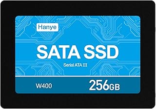 Hanye SSD 256GB 3D NAND 高耐久TLC 採用 内蔵 2.5インチ SATAIII 6Gb/s 520MB/s アルミ製筐体 W400-256G 国内正規代理店品 メーカー3年保証