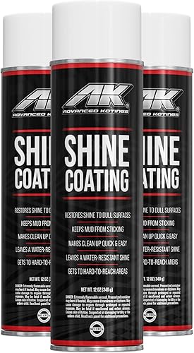 Vista 15 de Advanced Kotings - Spray de revestimiento de alto brillo Revive superficies opacas, protector UV, vinilo, goma, plástico, fácil limpieza