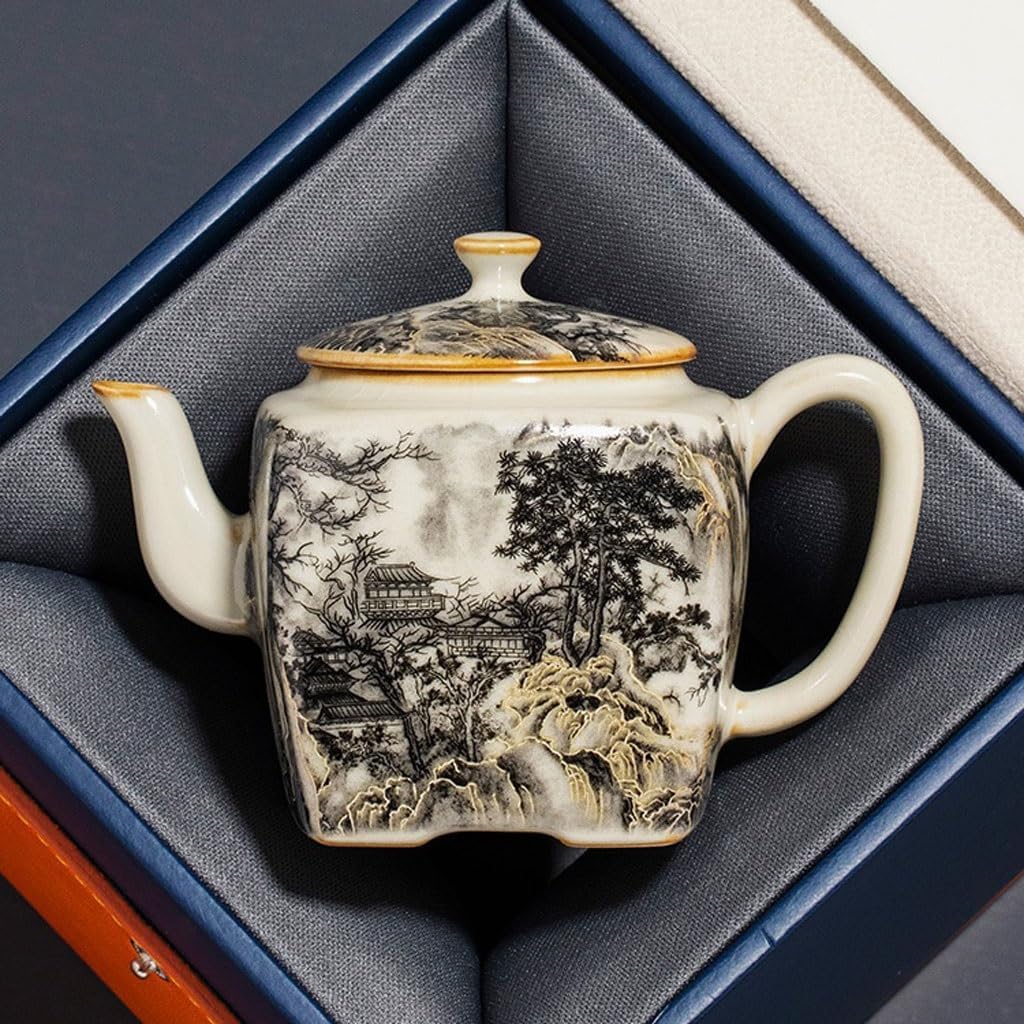 Ceramic Teapot Handmade Exquisite Teapot For Brewing Tea Household Ceramic Teapot Single Pot Chinese Tea Kettle Tea Pot Ceramic