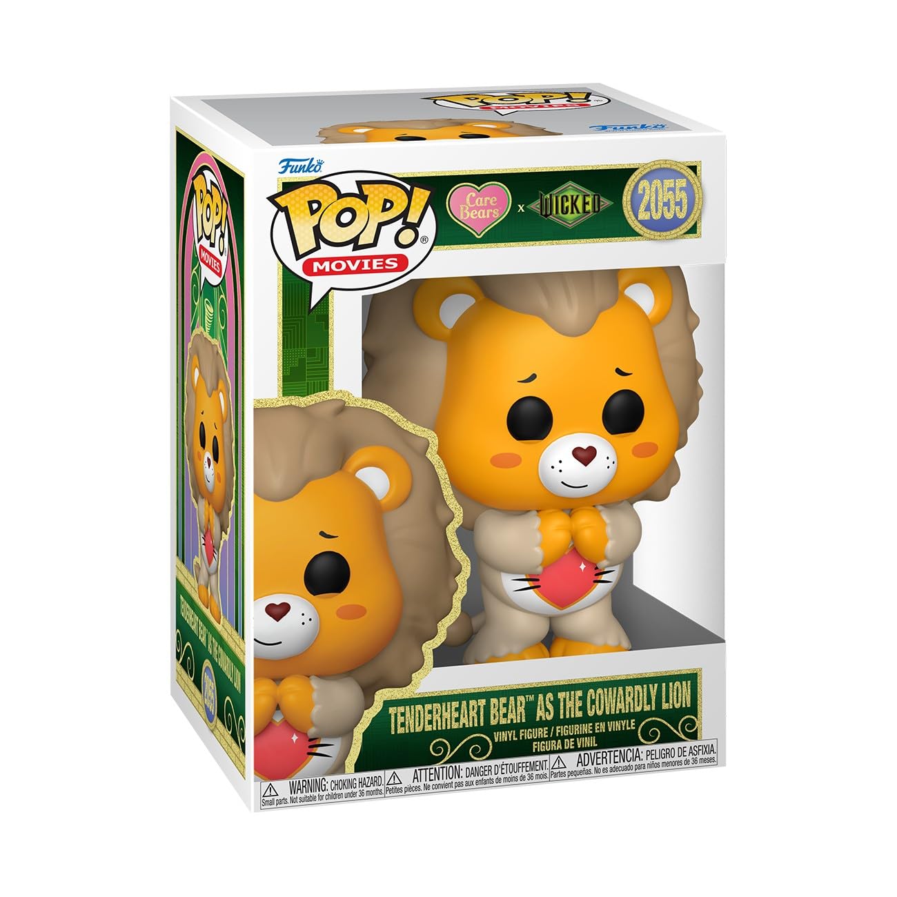 Funko POP! Movies: Wicked x Care Bears - Tenderheart Lion - Collectable Vinyl Figure - Gift Idea - Official Merchandise - Toys For Kids & Adults - Model Figure for Collectors and Display