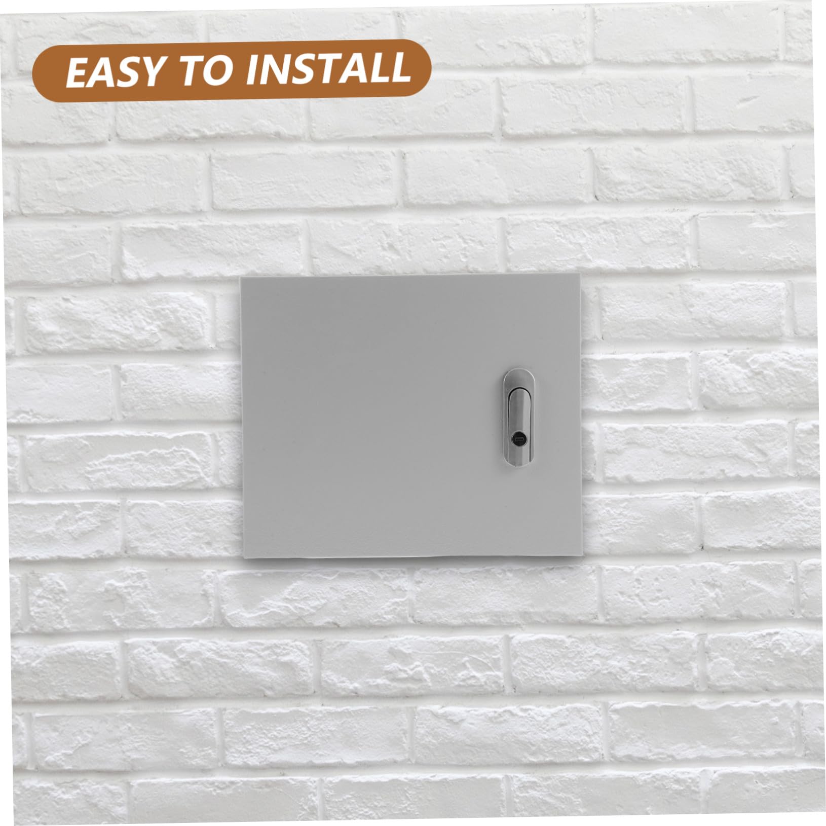 Holibanna Caja de Distribución Eléctrica Estanca para Exterior Armario Pared con Cerradura y Llave Resistente la Intemperie Diseño Robusto para Fácil Instalaciones al Aire