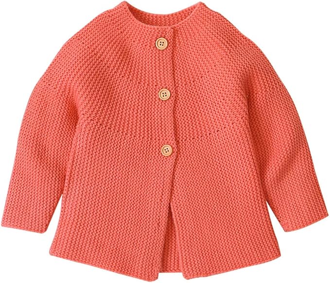 Infant Toddler Baby Girls Cardigan Sweater Long Sleeve